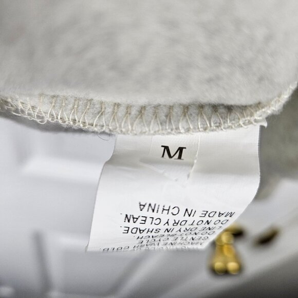 Christmas But Dead Inside Pullover Sweatshirt Size M Adult Skeleton Santa Grey - Picture 4 of 5